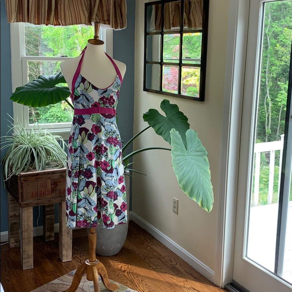 Patagonia Iliana Floral Halter Dress -size M